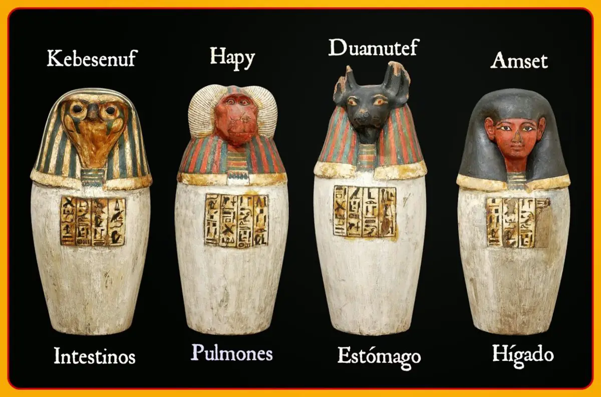 Amset-los cuatro hijos de Horus