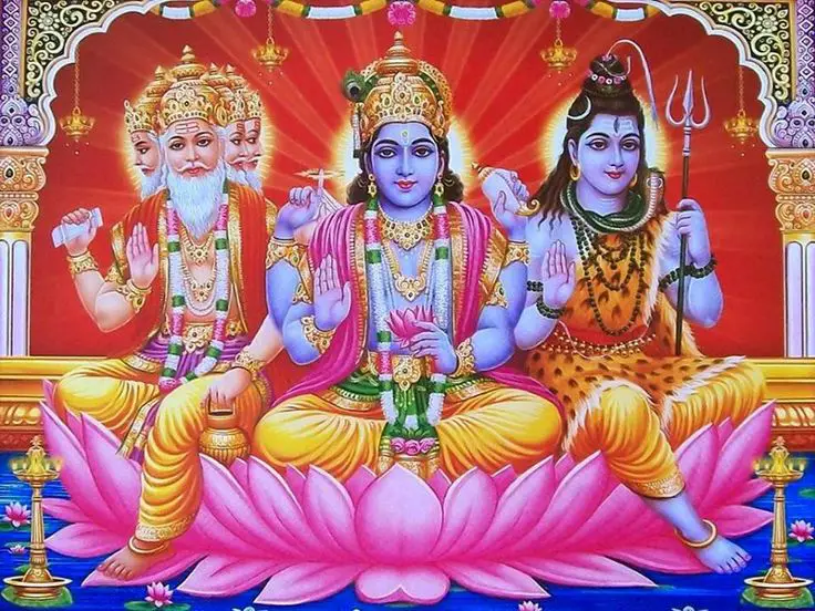 Shiva Brahma y Vishnu