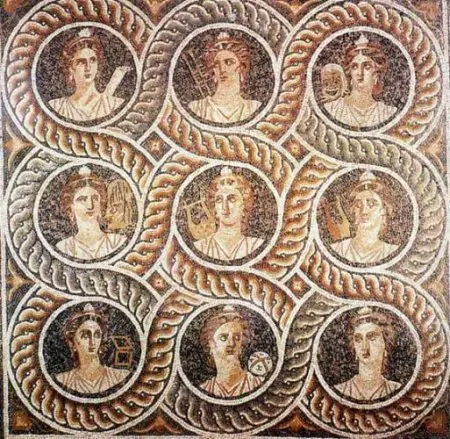 las nueve musas griegas