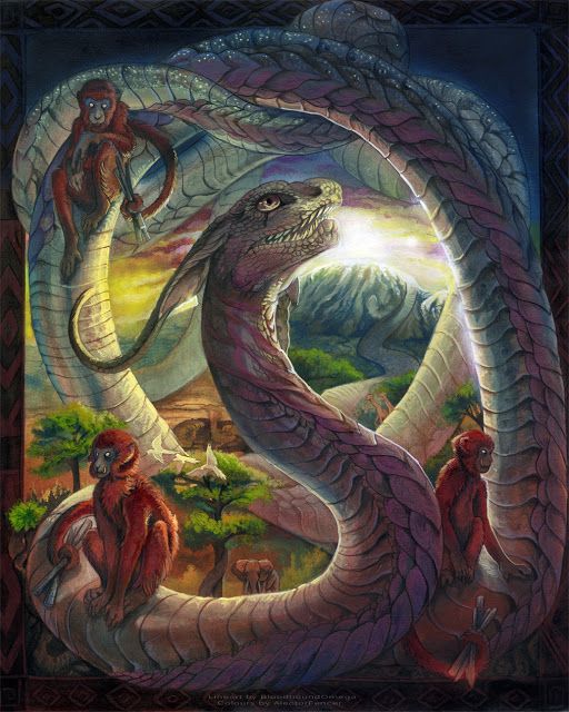 Descubre todo sobre Aido Hwedo, la serpiente mitológica