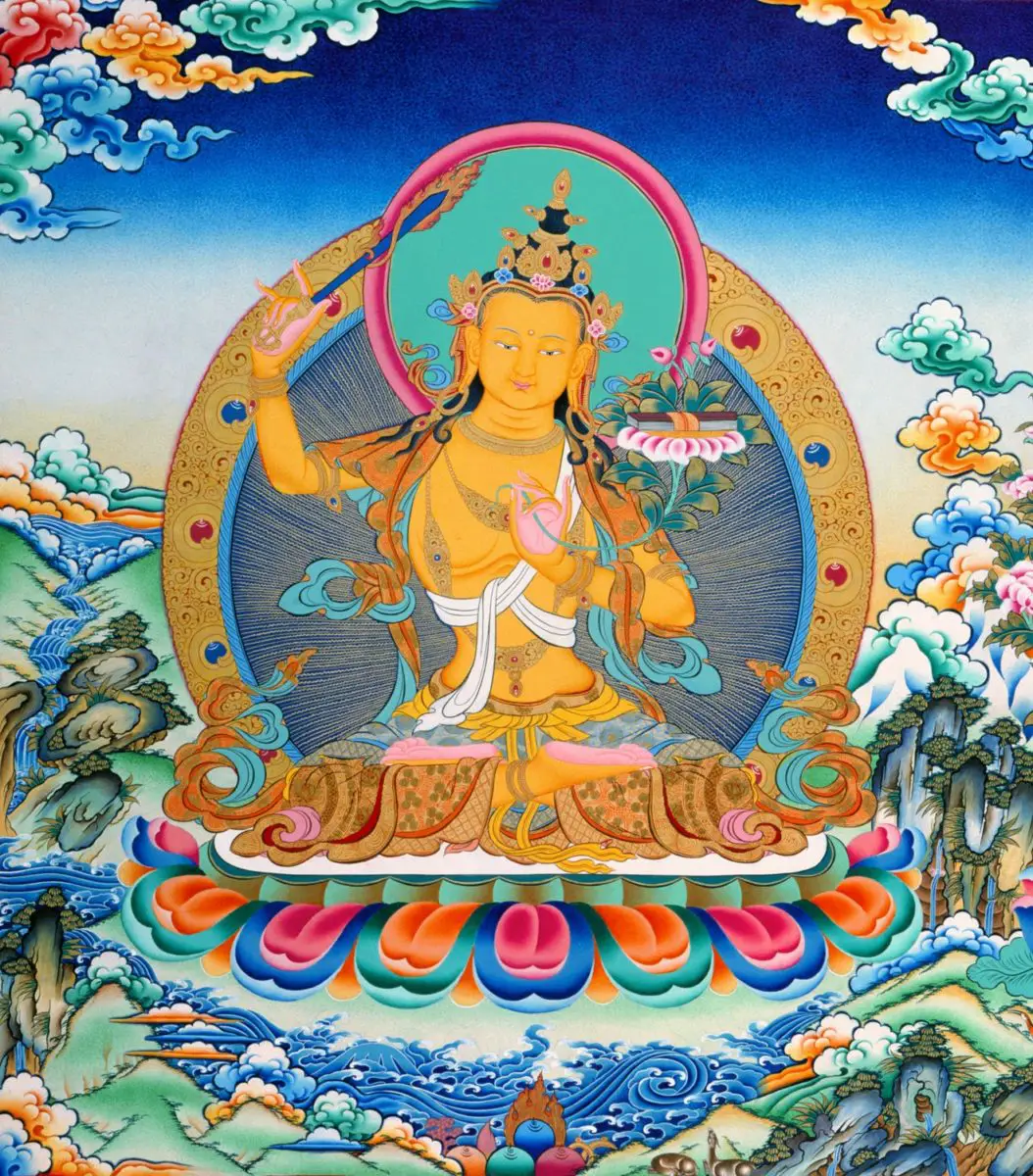 Descubre todo sobre Manjushri, en la mitología budista