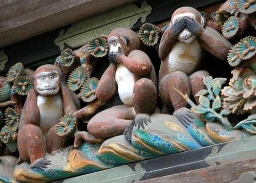 Aprende todo sobre los tres monos sabios japoneses