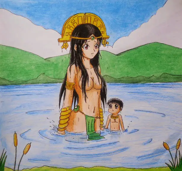 Resultado de imagen para dioses de los muiscas bachue